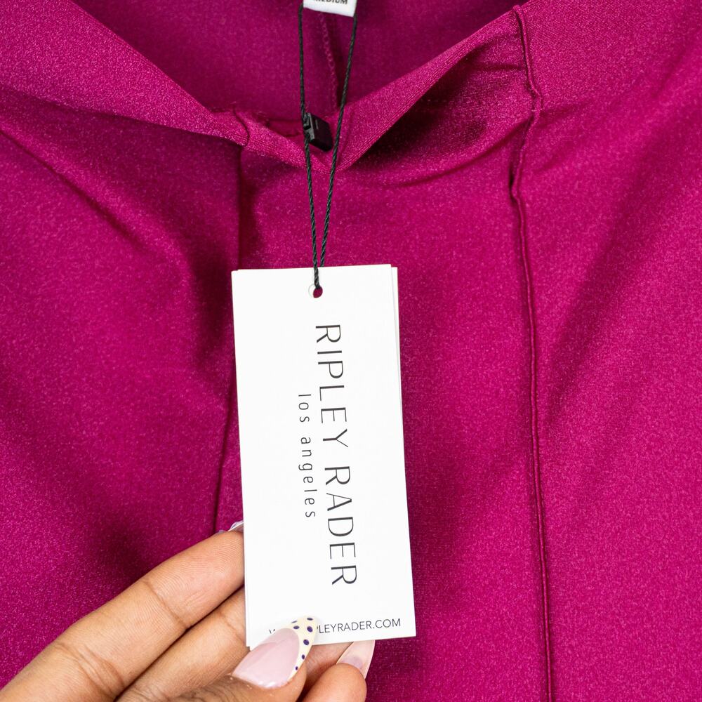 Ripley Rader SATEEN Stretch Wide Leg Pants Slate Magenta 3(M) - Picture 8 of 11